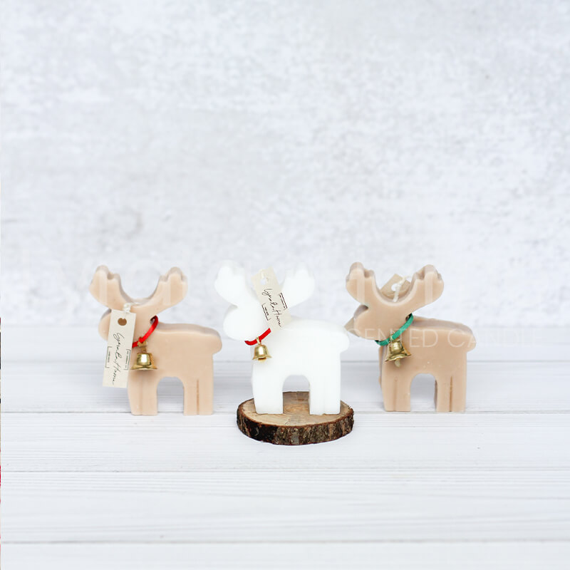شمع دست ساز گوزن شمالی کریسمس (Reindeer)